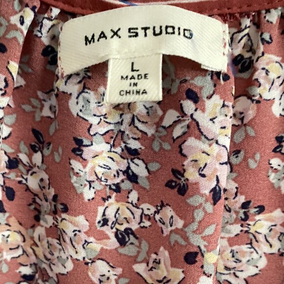 MAX STUDIO large women's blouse floral size long - Picture 6 of 6